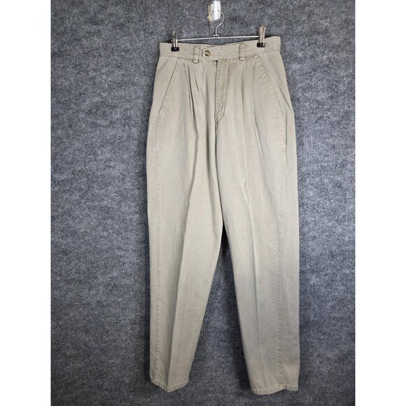 Vintage Patagonia Duster Pleated Pants Womens 8 High Waist Trousers 90s - Picture 1 of 9